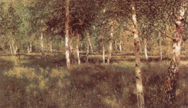 Isaac Ilich Levitan Birch Grove